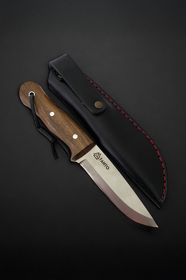 Tanto Bushcraft Knife 4116 Ceviz