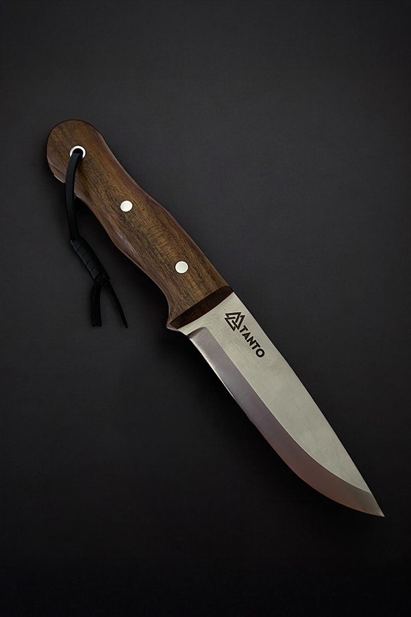 Tanto Bushcraft Knife 4116 Ceviz