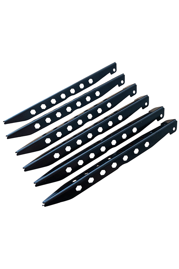 Tanto 15 cm V-Tip Çelik Çadır Kazığı – Kompakt ve Dayanıklı Kamp Kazığı