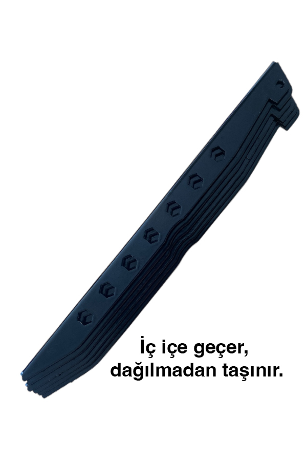 Tanto 15 cm V-Tip Çelik Çadır Kazığı – Kompakt ve Dayanıklı Kamp Kazığı
